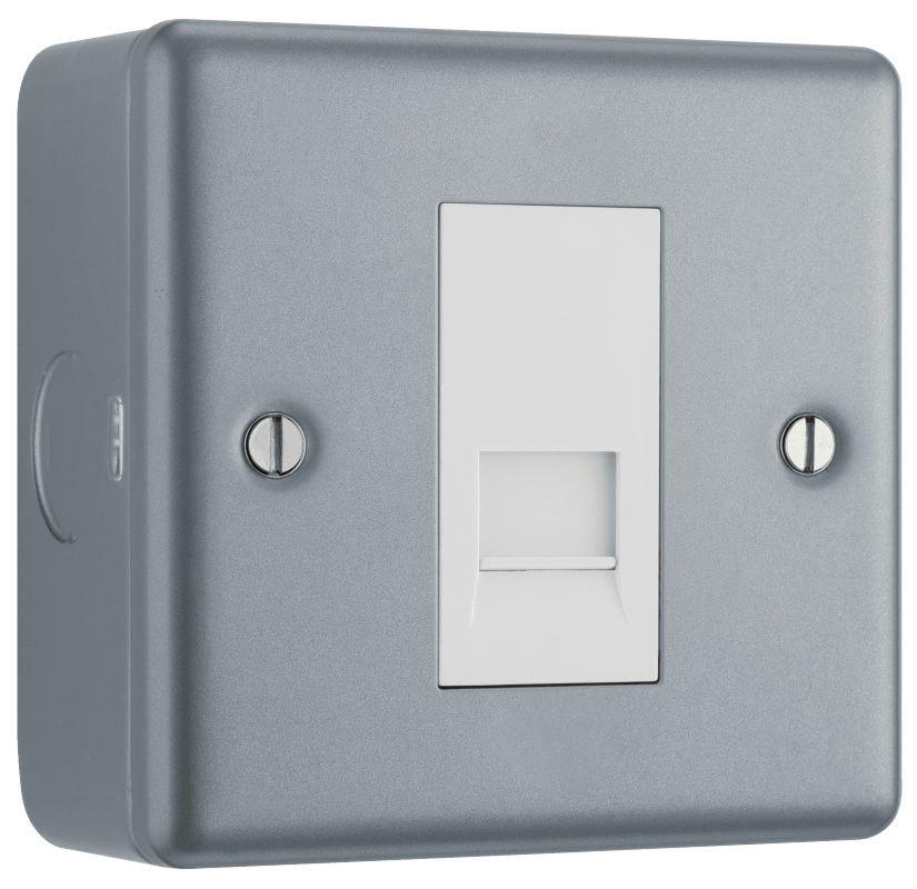 BG Metal Clad Single, telephone socket, master - MC5BTM1-01