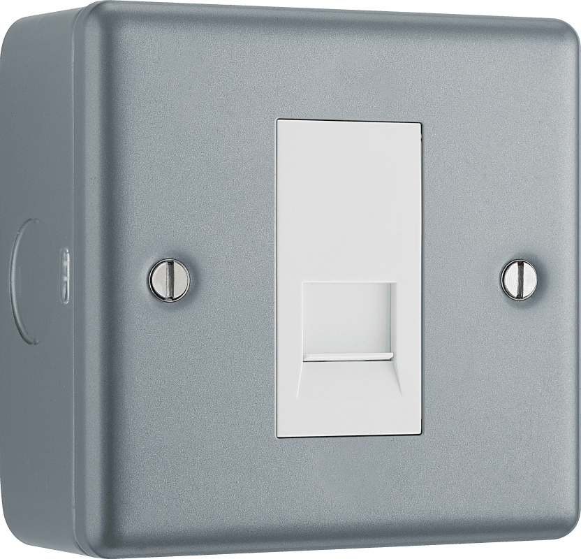 BG Metal Clad Single, telephone socket, secondary - MC5BTS1-01