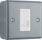 BG Metal Clad Single, telephone socket, secondary - MC5BTS1-01