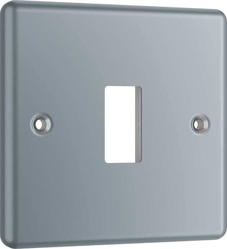 BG Metal Clad 1 module front plate - MMC1-01