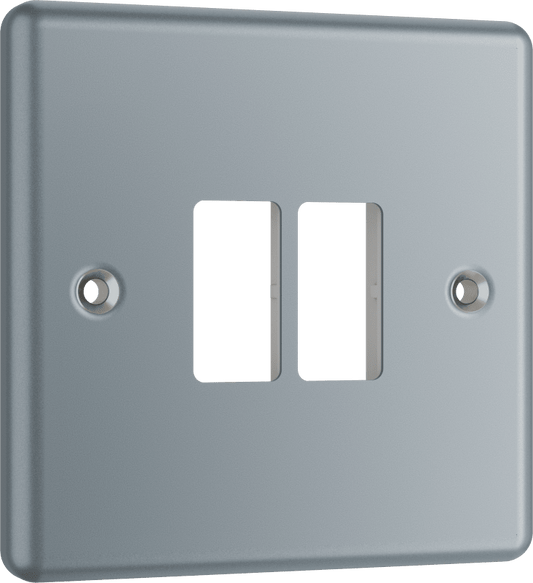 BG Metal Clad 2 module front plate - MMC2-01