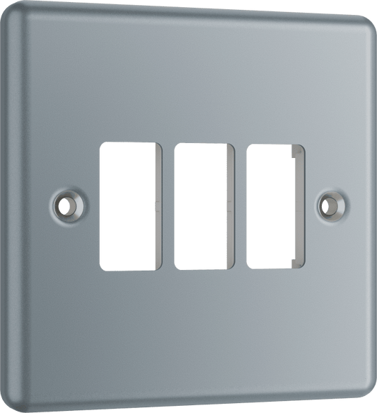 BG Metal Clad 3 module front plate - MMC3-01