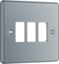BG Metal Clad 3 module front plate - MMC3-01