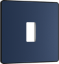 BG Evolve Matt Blue 1 module front plate - MPCDDB1B-01