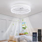 50cm Ceiling Fan with LED Light 30W Remote 6-Speed Reversible – White
