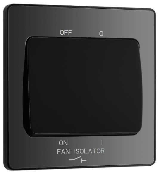 BG Evolve Black Chrome Fan isolator - PCDBC15B-01