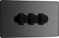 BG Evolve Black Chrome Triple, 2 way push 200W - PCDBC83B-01