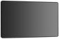 BG Evolve Black Chrome Double, blank plate - PCDBC95B-01