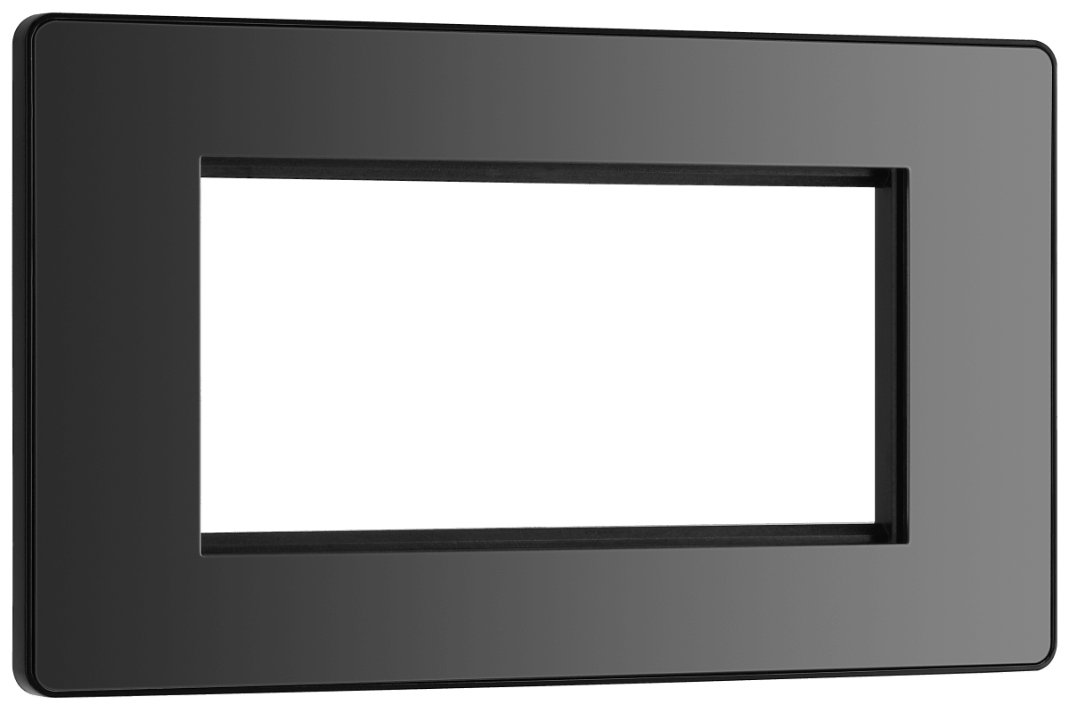 BG Evolve Black Chrome 4 module - rectangular - PCDBCEMR4B-01