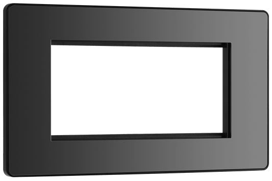 BG Evolve Black Chrome 4 module - rectangular - PCDBCEMR4B-01