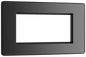 BG Evolve Black Chrome 4 module - rectangular - PCDBCEMR4B-01