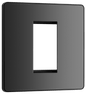 BG Evolve Black Chrome 1 module - square - PCDBCEMS1B-01