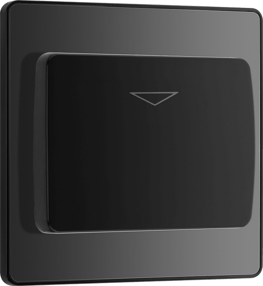 BG Evolve Black Chrome Hotel key card switch - PCDBCKYCSB-01
