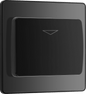 BG Evolve Black Chrome Hotel key card switch - PCDBCKYCSB-01
