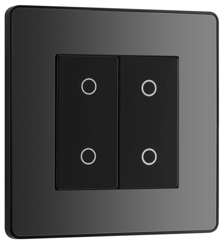 BG Evolve Black Chrome Double, 2 way touch, 200W, master - PCDBCTDM2B-01
