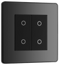 BG Evolve Black Chrome Double, 2 way touch, 200W, secondary - PCDBCTDS2B-01