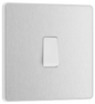 BG Evolve Brushed Steel Intermediate switch - PCDBS13W-01