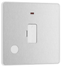 BG Evolve Brushed Steel Unswitched and fused - PCDBS54W-01