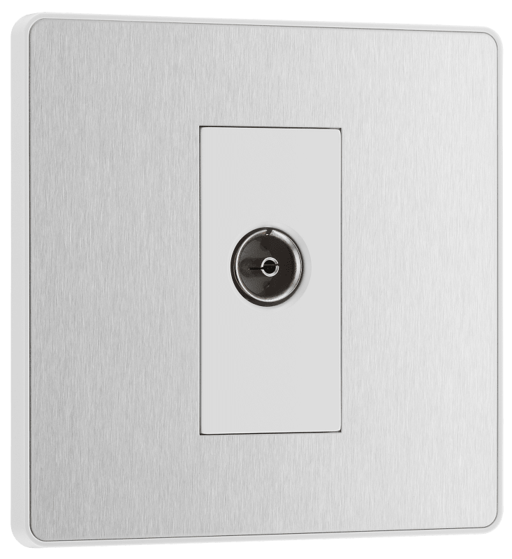 BG Evolve Brushed Steel Single, co-axial - PCDBS60W-01