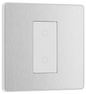 BG Evolve Brushed Steel Single, 2 way touch, 200W, master - PCDBSTDM1W-01