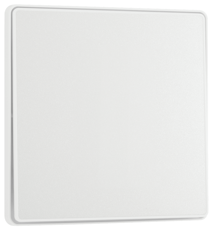 BG Evolve Pearlescent White Single, 2 way switch, edge rocker - PCDCL12EW-01