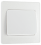 BG Evolve Pearlescent White Single, 2 way switch, wide rocker - PCDCL12WW-01