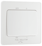 BG Evolve Pearlescent White Triple pole fan isolator - PCDCL15W-01