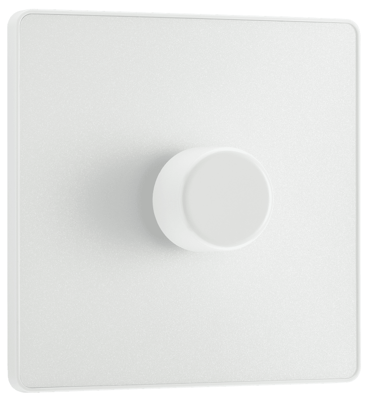 BG Evolve Pearlescent White Single, 2 way push 200W - PCDCL81W-01