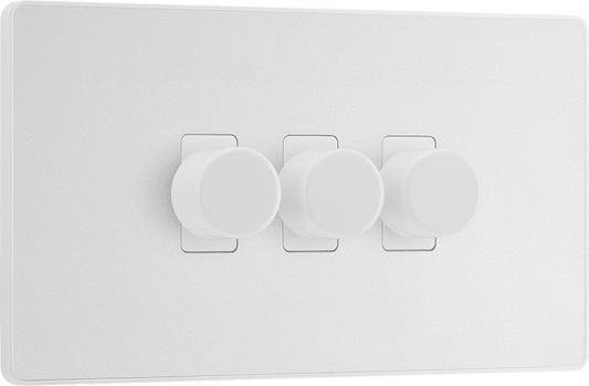 BG Evolve Pearlescent White Triple, 2 way push 200W - PCDCL83W-01
