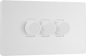 BG Evolve Pearlescent White Triple, 2 way push 200W - PCDCL83W-01
