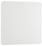 BG Evolve Pearlescent White Single, blank plate - PCDCL94W-01