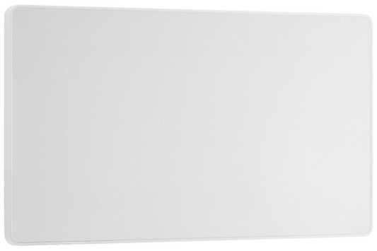 BG Evolve Pearlescent White Double, blank plate - PCDCL95W-01
