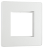 BG Evolve Pearlescent White 2 module - square - PCDCLEMS2W-01