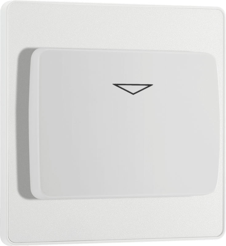 BG Evolve Pearlescent White Hotel key card switch - PCDCLKYCSW-01