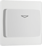 BG Evolve Pearlescent White Hotel key card switch - PCDCLKYCSW-01