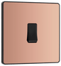 BG Evolve Polished Copper Single, 2 way switch - PCDCP12B-01