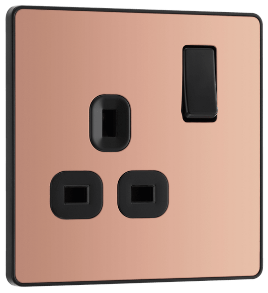 BG Evolve Polished Copper Single, switched, single pole - PCDCP21B-01
