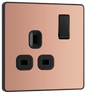 BG Evolve Polished Copper Single, switched, single pole - PCDCP21B-01
