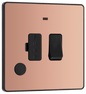 BG Evolve Polished Copper Switched and fused with indicator - PCDCP52B-01