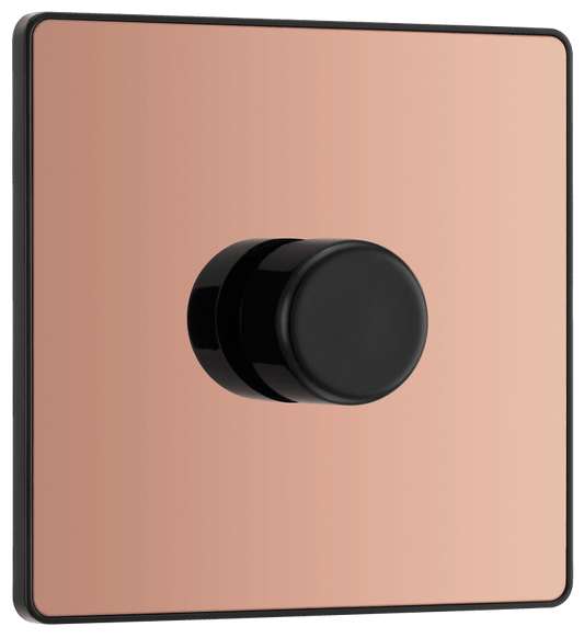 BG Evolve Polished Copper Single, 2 way push 200W - PCDCP81B-01