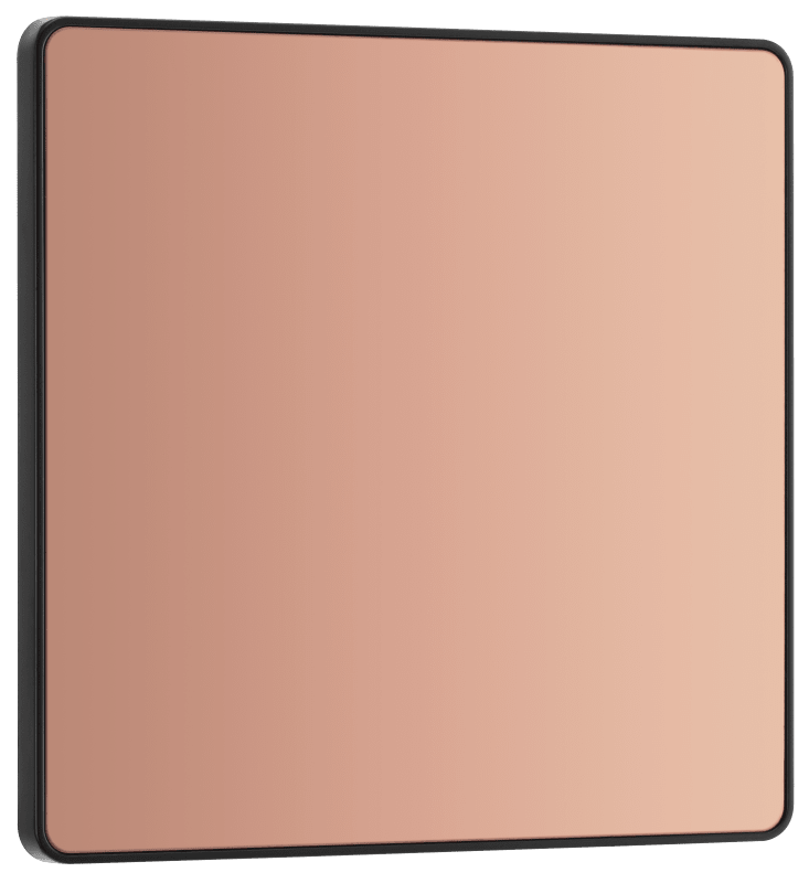 BG Evolve Polished Copper Single, blank plate - PCDCP94B-01