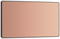 BG Evolve Polished Copper Double, blank plate - PCDCP95B-01