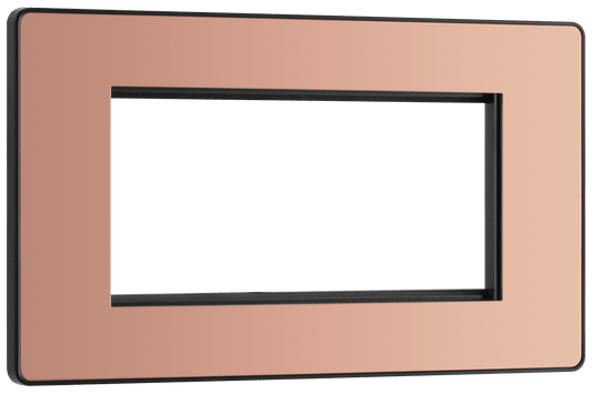 BG Evolve Polished Copper 4 module - rectangular - PCDCPEMR4B-01