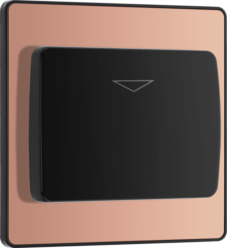 BG Evolve Polished Copper Hotel key card switch - PCDCPKYCSB-01