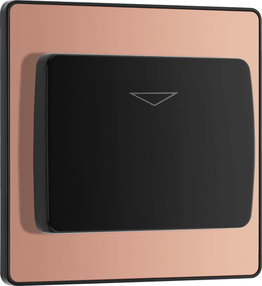 BG Evolve Polished Copper Hotel key card switch - PCDCPKYCSB-01