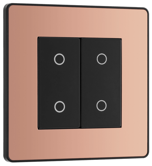 BG Evolve Polished Copper Double, 2 way touch, 200W, master - PCDCPTDM2B-01