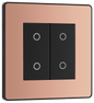 BG Evolve Polished Copper Double, 2 way touch, 200W, master - PCDCPTDM2B-01