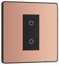 BG Evolve Polished Copper Single, 2 way touch, 200W, secondary - PCDCPTDS1B-01