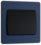 BG Evolve Matt Blue Single, 2 way switch, wide rocker - PCDDB12WB-01