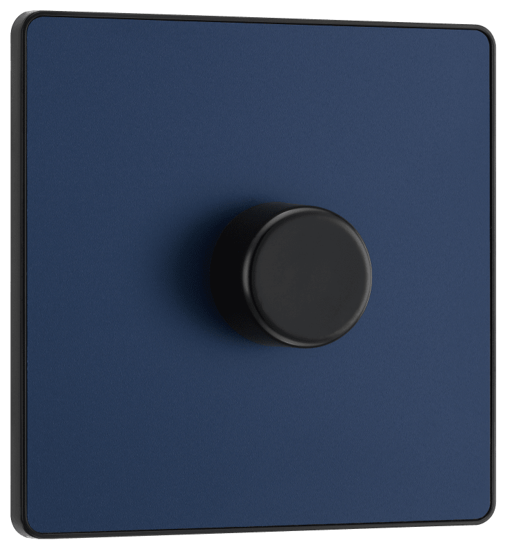 BG Evolve Matt Blue Single, 2 way push 200W - PCDDB81B-01